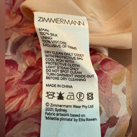 Zimmermann Botanica Cocktail Dress - Picture 9 of 10